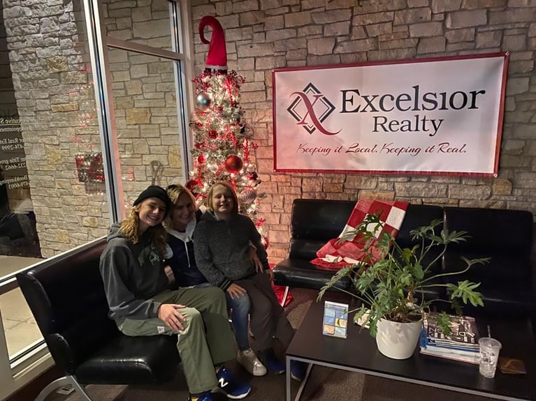 Adrienne and the Boys visit Excelsior Real Estate